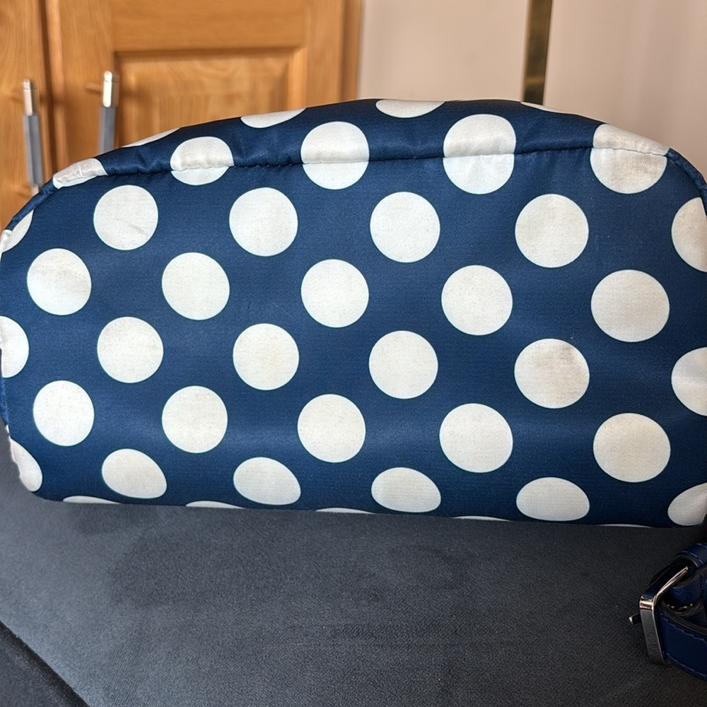 Kate Spade Navy and White Polka Dot Backpack - Picture 7 of 13